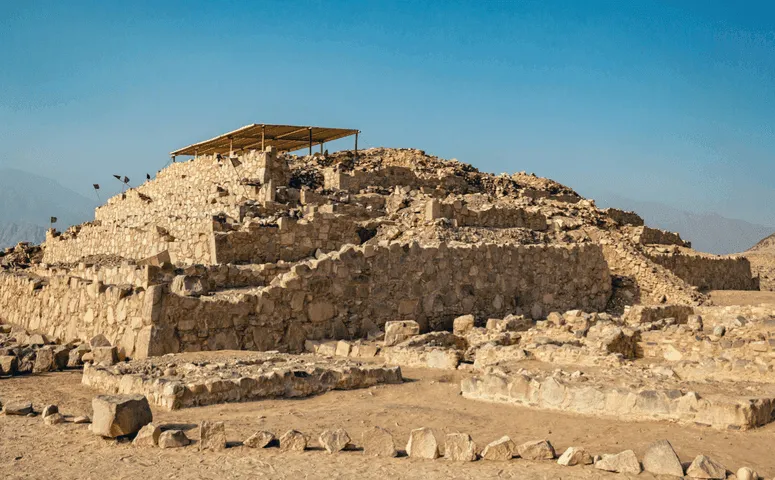 Ancient ruin buildings Peru with Exploor Peru