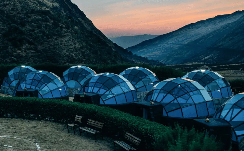 Skylodge glass pod exterior Sacred Valley Peru - 12-Day Peru Adventure with Exploor Peru