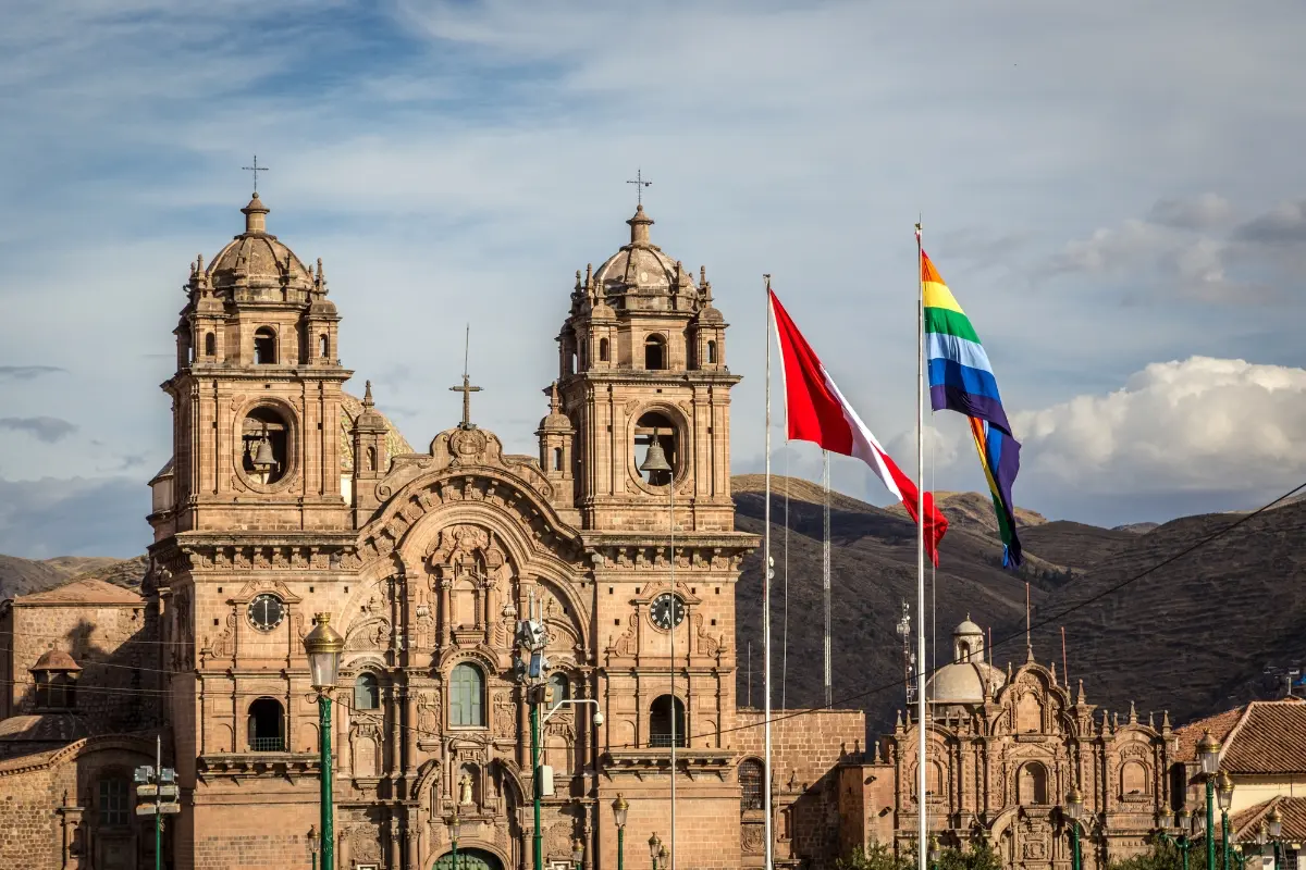 Cusco Cathedral in the historic center of Cusco, Peru