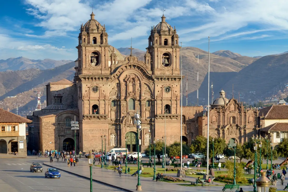 Cusco Cathedral and Plaza de Armas in the historic center of Cusco